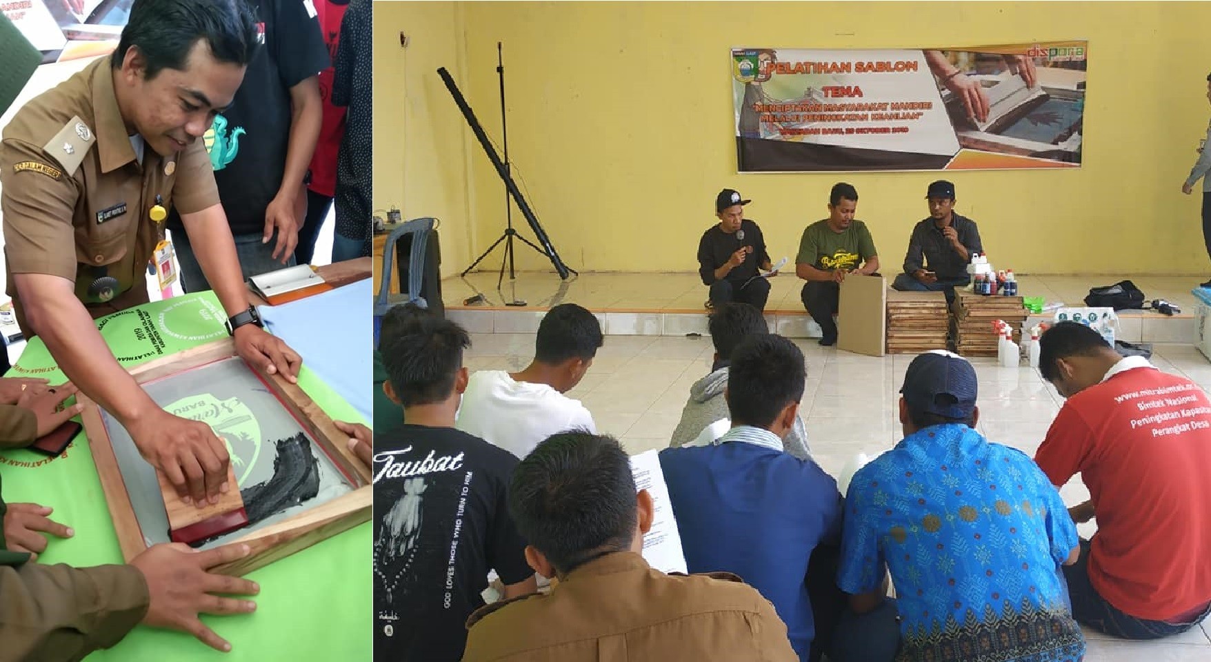 Karang Taruna Pelatihan Sablon
