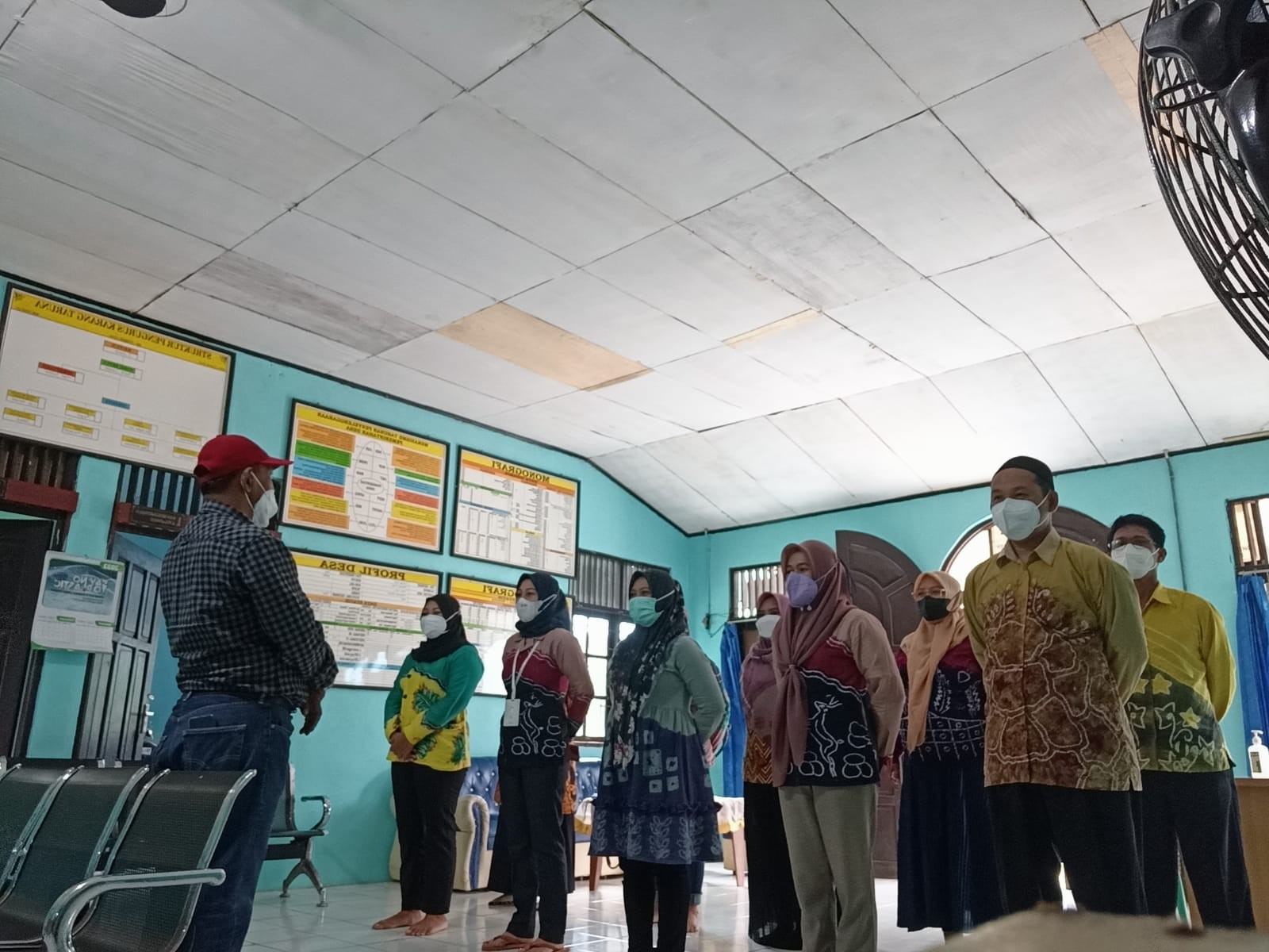 Apel pagi  aparat Desa sungai jelai 